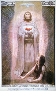 Parsifal met Graal, Kundry stervend