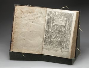 Pathologie, Dissecties, Houtsnede van Andreas Vesalius die een kadaver ontleedt