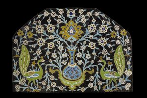 Pauwenpaneel. Iran, Isfahan (?) door William M. Timlin