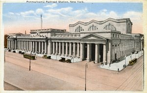 Pennsylvania treinstation, New York door Unbekannter Künstler