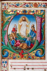 Piccolomini Bibliotheek: koorboek, cod. 29.13, ff. 30r met 