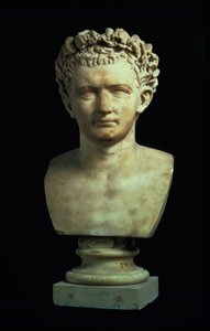 Portretbuste van Keizer Nero (37-68), na 75 AD