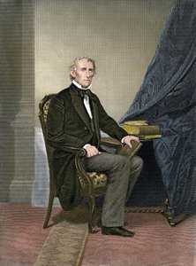 Portret van de Amerikaanse president John Tyler (1790-1862)