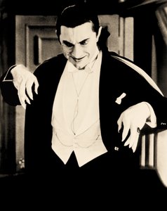 Portret van Bela Lugosi, ca. 1930 (sepia foto)