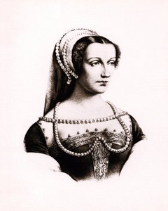 Portret van Claude de France (1490-1524) Koningin van Frankrijk, gravure, sd.