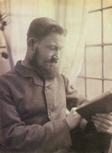 Portret van George Bernard Shaw (1856-1950) als jonge man