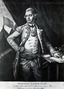 Portret van Horatio Gates (gravure) door Unbekannt