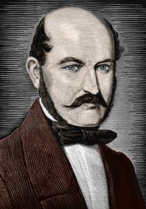 Portret van Ignace Philippe Semmelweis, late 19e eeuw door Unbekannter Künstler