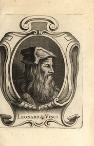 Portret van Leonardo da Vinci door Unbekannter Künstler