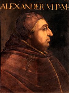 Portret van paus Alexander VI (Rodrigo Borgia)