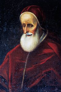 Portret van Paus Pius V door Benjamin Baud