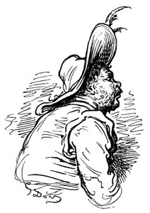 Portret van Sancho Panza door Unbekannter Künstler