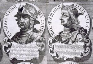 Portretten van Ramiro II en Ordono III