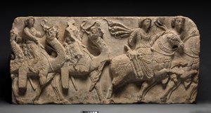 Processie van edelen, Palmyra, Syrië