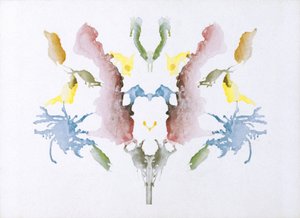 Psychologische tests Rorschach inktvlekkentest door Unbekannt