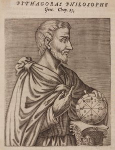 Pythagoras, Griekse filosoof en wiskundige, 6e eeuw v.Chr. door Unbekannt