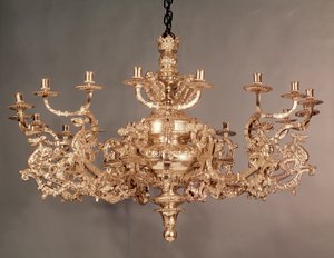 Queen Anne kroonluchter, ca. 1704