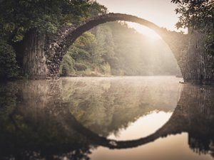 Rakotzbrücke - Studie 5, Saksen, Duitsland, 2015 door Leopold Blonder