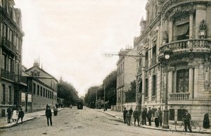 Reims: Lundy Boulevard, Ceres Esplanade aan het begin van de twintigste eeuw door Benjamin Baud