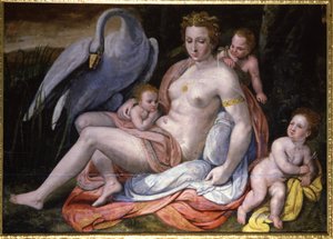 Religie. Griekse mythologie. Leda en de zwaan