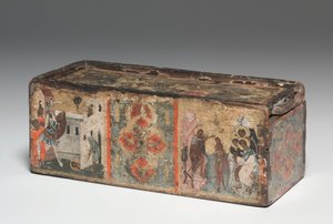 Reliekschrijn met Scènes uit het Leven van Johannes de Doper, 1300s door Unbekannt