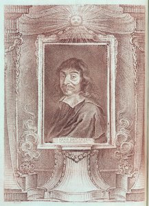 Rene Descartes, Franse filosoof en wiskundige, ca. 1630 door Unbekannt