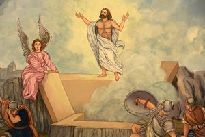 Opstanding van Christus, Eglise Saint-André, Domancy door Unbekannter Künstler
