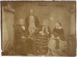 Robert Stephenson, Engelse werktuigbouwkundig en civiel ingenieur, en familie, circa 1850s door Unbekannt