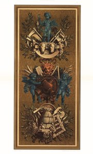 Rococo wandpanelen in het Louvre, Parijs