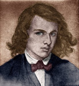 Zelfportret van Dante Gabriel Rossetti toen hij jong was door Unbekannter Künstler