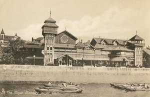 Royal Bombay Yacht Club RBYC, Bombay, ca. 1900 (foto) door Unbekannter Künstler