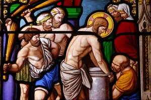 Saint Aignan Kerk, De Passie van Christus, Chartres, Frankrijk