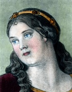 Heilige Elizabeth als tiener door Unbekannter Künstler