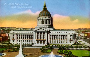 San Francisco: Stadhuis, Civic Center door Unbekannter Künstler