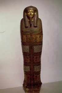 Sarcofaag van Nehemes Mentou, priester van Amon, Egyptisch door Unbekannt