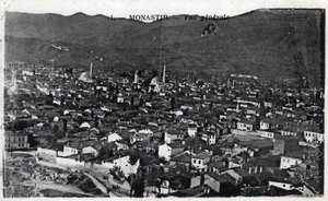Servië, Monastir: algemeen uitzicht op de stad, Monastir wordt nu Bitola genoemd en ligt in Macedonië - Ansichtkaart 1914-1918