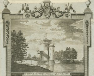 Shugborough - Tempel van de Winden: gravure, nd [ca. 1770] door Unbekannt