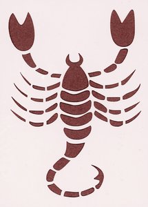 Teken van de dierenriem: de Schorpioen (Astrologisch teken: schorpioen) Privécollectie
