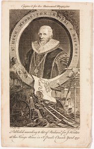 Sir Hugh Myddelton, Welshe goudsmid en ingenieur, ca. 1620s door Unbekannt