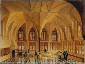 Zomervertrek van de Marienburg bij Danzig door Unbekannter Künstler