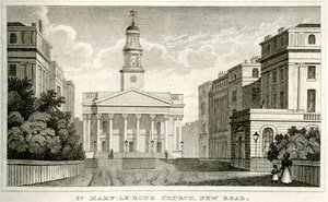 St Mary-le-bone Kerk, New Road door Unbekannt