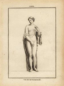 Standbeeld van Venus Victrix, Romeinse godin van liefde, schoonheid, seks en vruchtbaarheid door Unbekannt
