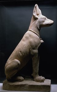 Standbeeld van een Hond, Mesopotamië door Unbekannt