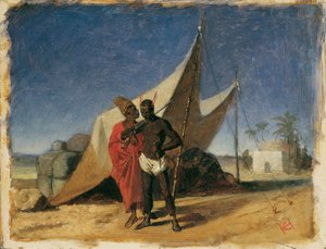 Scène in Noord-Afrika
