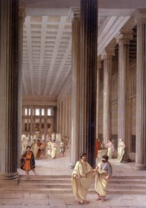 Tempel in Pompeii door Unbekannter Künstler