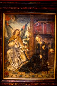 De Annunciatie toegeschreven aan Gerard David