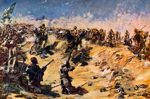 De Charge van de 21e Lancers bij Omdurman