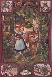 Roodkapje, ca. 1910 door Unbekannter Künstler