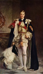 De Prins van Wales (later Edward VIII) door Unbekannter Künstler