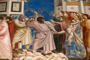 De Scrovegni-kapel. Fresco door Giotto door Unbekannter Künstler